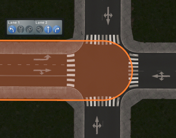 Pic lane arrows ui