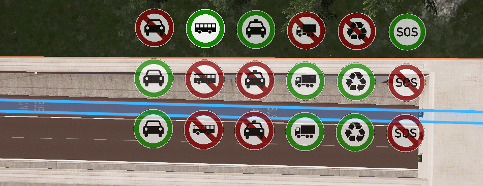 Pic vehicle restrictions example